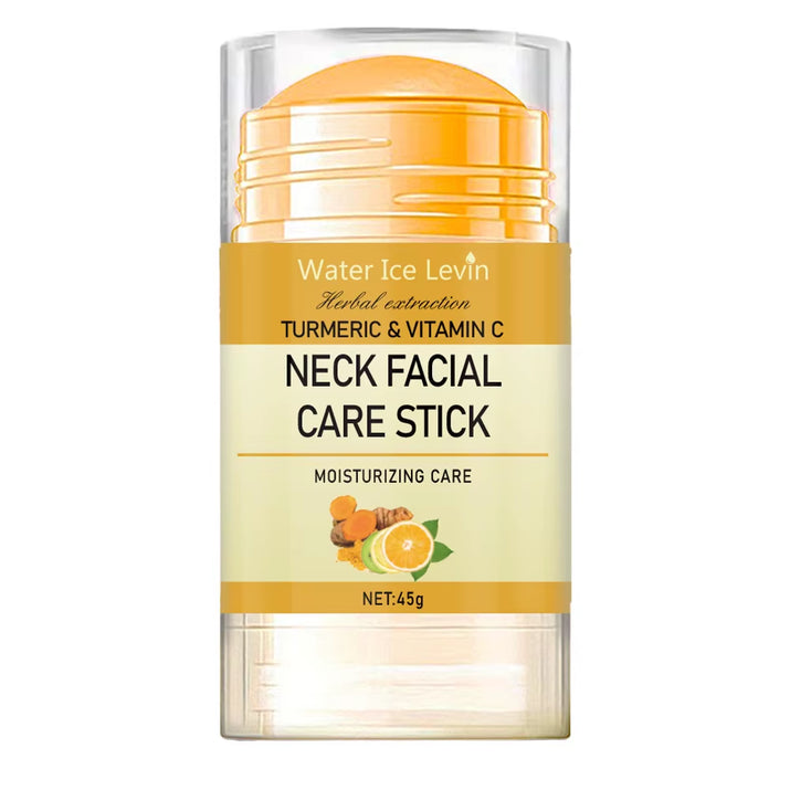 Turmeric & Vitamin C Neck Care Stick, Moisturizes with Herbal Extracts for Smooth, Glowing, Elastic Neck Skin